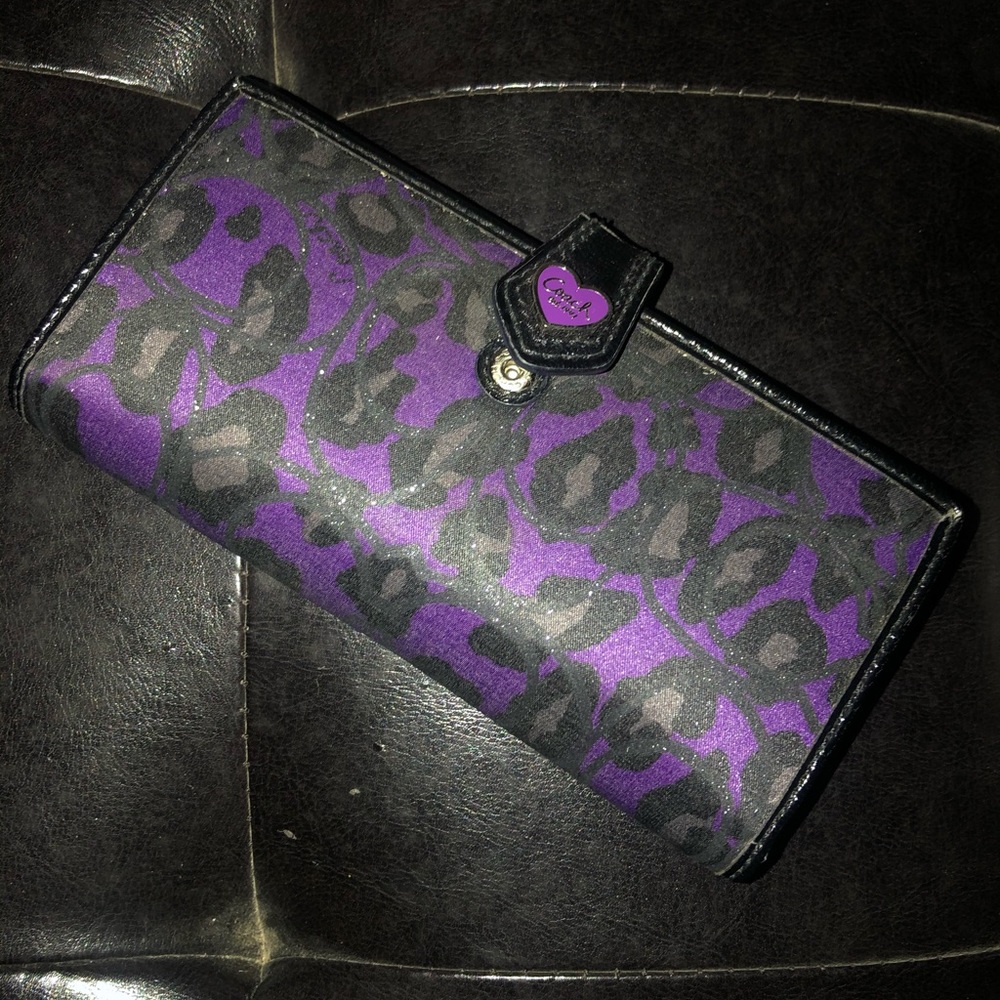 COACH Leopard Print Wallet